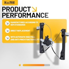 Power Window Regulator with Motor Front Driver Side Compatible with Chevrolet