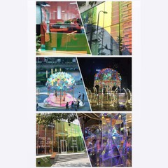 Dichroic Iridescent Window Film Rainbow Self Adhesive Glass Sticker Home Decor