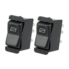 2pcs Power Window Switch Front Driver Side Power Window Master Control Switch