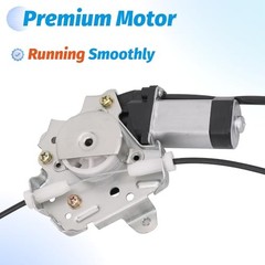 Front Left Driver Side Power Window Regulator with Motor Compatible with