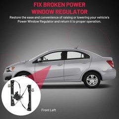 Front Left Driver Side 7Pin Power Window Regulator with Motor for Chevy Cruze