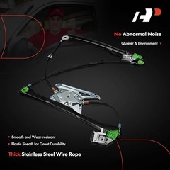 Power Window Regulator Front Driver Side, Without Motor | Front Driver(LH)