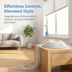 Blind Bead Chain Replacement: Universal Roller Shade Pull Cord – 10.9 Yards