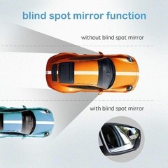 2pcs Blind Spot Mirror, 360 Degree Adjustable HD Glass, 2 Round HD 1.97in(Round)