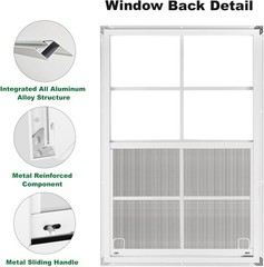Multi-Functional 24″ x 36″ Shed Windows – Easy DIY Installation & Strong Design
