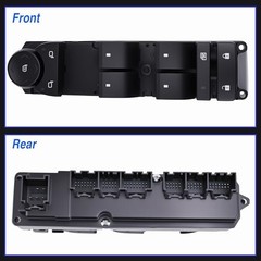 Power Window Switch for Silverado Tahoe 2007-2014 20835552 | Black ABS
