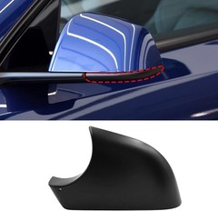 Compatible with Model Y Mirror Lower Cover 2018-2025, Left Side Black Model Y