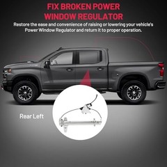 741-688 Power Window Regulator with Motor Rear Left Compatible with Lincoln