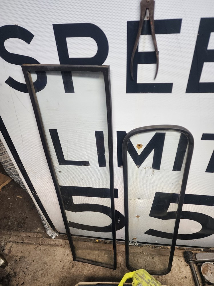 School Bus Door Windows