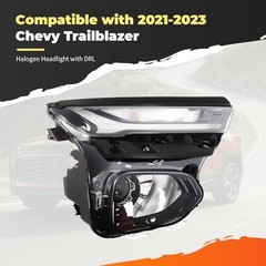 Headlight Assembly Compatible with Trailblazer 2021-2023 GM2503520 | Halogen