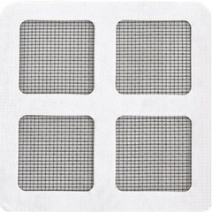 3Pcs Durable Window Sticker Screen Repair Patch for Home Door Grey Mesh