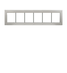 Double Pane Transom Window 72″ x 12″ White FL. Approved Argon Gas Low E DP50