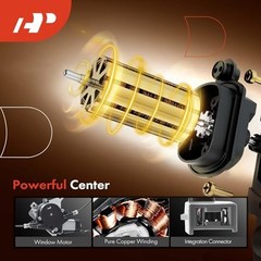 Power Window Regulator with Motor Compatible with Lincoln Town Car Rear Driver