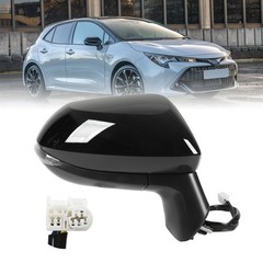 Power Heated Side Mirror With Turn Signal For E210 2020 Gloss Black