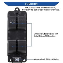 Power Window Switch BN8F66350A Compatible with 2004 2005 2006 2007 2008 2009