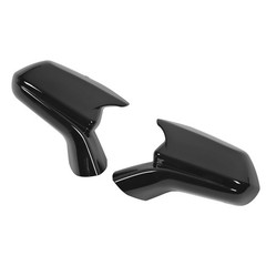 1 Pair Gloss Black Mirror Cover Cap Rear View Mirror Housing For Chevy Cama XLVB