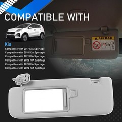 Driver Side Sun Visor Compatible with 2017 2018 2019 2020 2021 2022 KIA Left