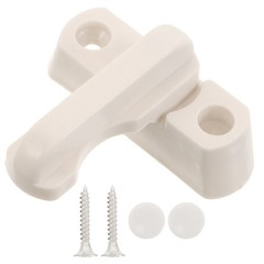1 Set Durable Plastic Window Lock with T Handle White Anti Theft Security