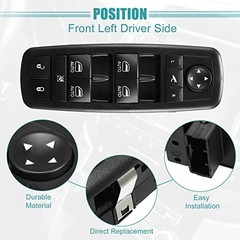Front Left Driver Side Master Power Window Switch Fit for Chrysler Pacifica