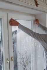 tesa Thermocover Insulating Film window Cover, Choice of size – Transparent