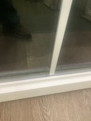 35” W X 57” H Simonton Double Hung Window With Grid Half Screen See Notes