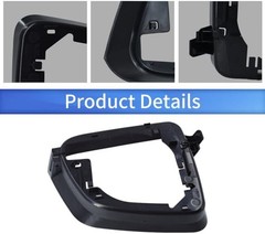 Fits For Tesla Model Y Left driver Side Wing Mirror Cover and Mirror Frame Set R