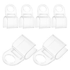 6 Pcs Blind Cover Clips Curtain Retainer Holder Roller Pull Plastic