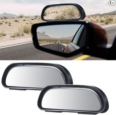 2PCS Adjustable Blind Spot Mirror, HD Convex Wide Angle Glass for Car Truck SUV