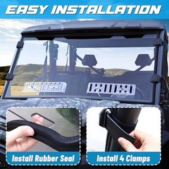 UFORCE 1000 Windshield, Vented Front Windshield Compatible with CFMOTO UFORCE
