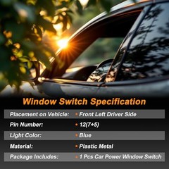1 AUTO Power Window Switch for Chevrolet Impala 2013-2019 Window Control