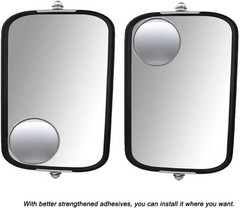 3″ Round Convex Wide Angle Rear View Mirror with Aluminum Frame Size: 1 piece