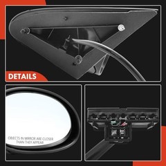 Passenger Side Power Door Mirror – Compatible with Dodge Right Passenger Side
