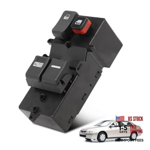 Master Power Window Switch Front Left Driver Side for Accord EX Coupe 2-Door