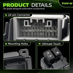 35750TR0A41 Master Power Window Switch Compatible with Honda Civic HF LX Sedan
