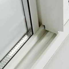 31.75 in. x 13.75 in. Left-Hand Single Sliding Vinyl Window with Dual Pane Glass
