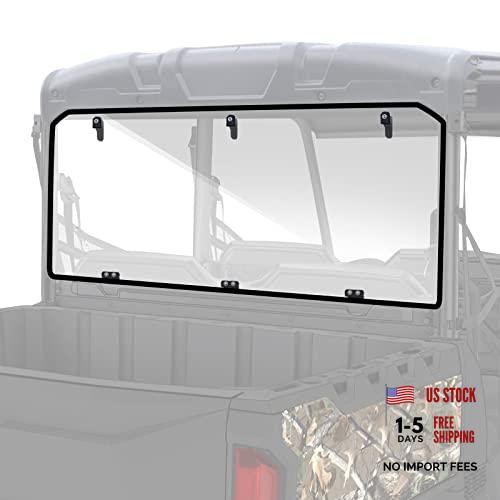 Rear Windshield Compatible with 2015-2026 Polaris Ranger Midsize 570 / Clear