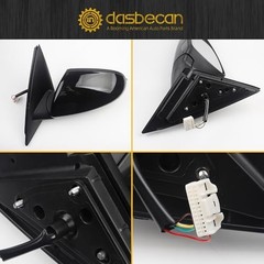 Driver Side Mirror Compatible With 2016 2017 2018 Kia Optima Left Black