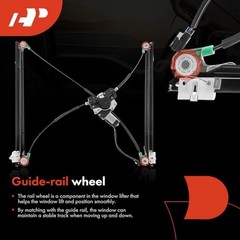 Electric Power Window Regulator with Motor Compatible with Dodge Front Driver