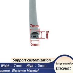 uPVC Window & Door Bubble Gasket Seal Flipper Double Glazing Rubber Draught Seal