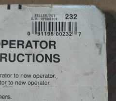 NEW Barton Kramer 232 Silver Aluminum Keller/PGT Right Hand Window Operator