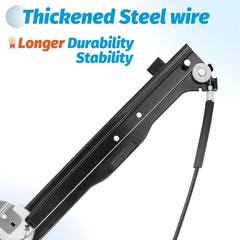 Rear Driver Side Window Regulator with Motor Compatible with 2000-2007 Chevy …