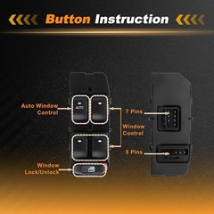 1 AUTO Power Window Switch for Pontiac G6 2005-2009 Window Control Switch with