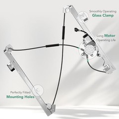 Power Window Regulator with 2-Pin Motor Assembly Front Passenger Side