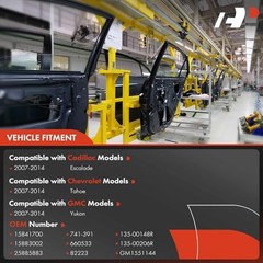 Power Window Regulator Side Compatible with Cadillac Escalade & Rear Passenger