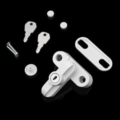 New T-Lock Window Safety Locks Door Sash Jammer Security Restrictor Lock Latch