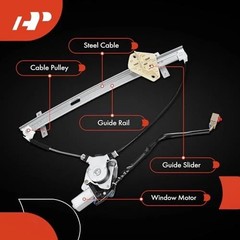Power Window Regulator with Motor Replacement for Honda CR-V Front Driver (LH)