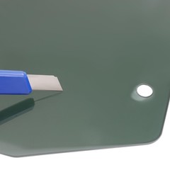 Rear Door Window Glass Right Side Compatible with 2009 Dark Passenger Side