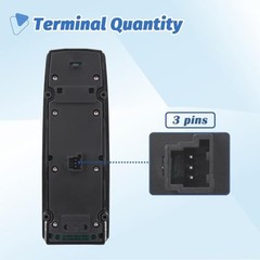 Master Power Window Switch Button Front Driver Side Compatible with Mercedes