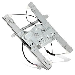 Driver Side Power Window Regulator With Motor Front Left Black/White
