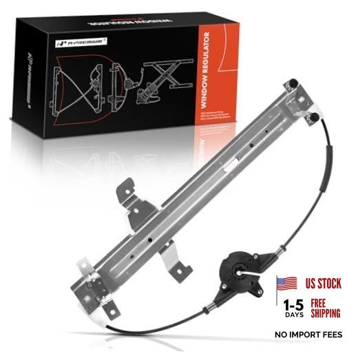 Power Window Regulator Without Motor Compatible with Lincoln Front Driver (LH)